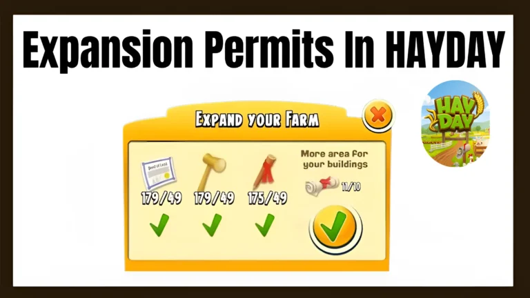 Expansion Permits in Hay Day - Title Image