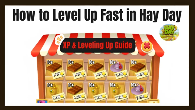 How to Level Up Fast in Hay Day - Title image